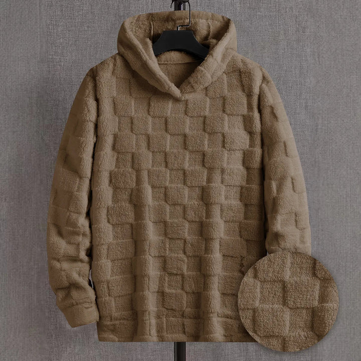 Studio Check Hooded Sweatshirt