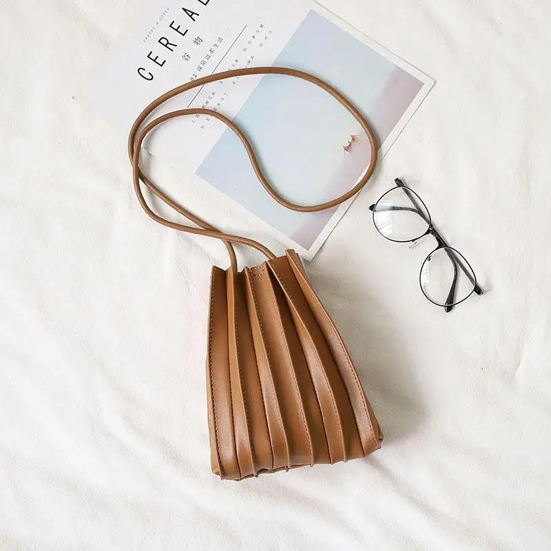 Noemi Pleat Crossbody Bag