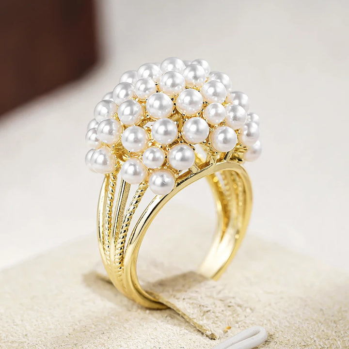 Capri Bloom Cluster Ring