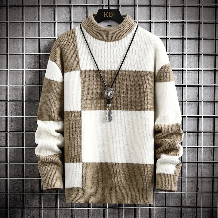 Regent Check Knit Sweater