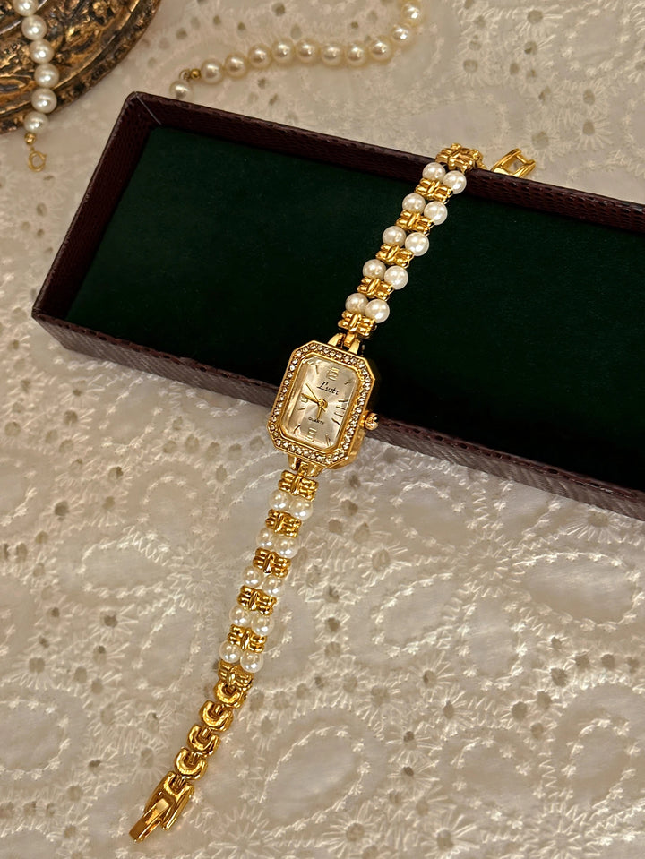 Venetian Pearl Bracelet Watch
