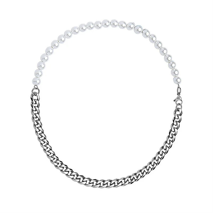 Eclipse Chain Pearl Necklace