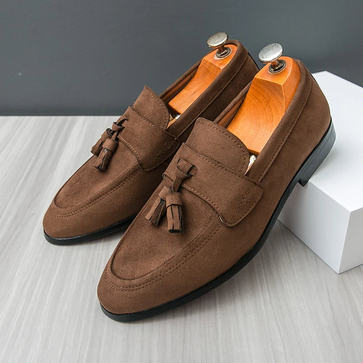 Cambridge Suede Tassel Loafer