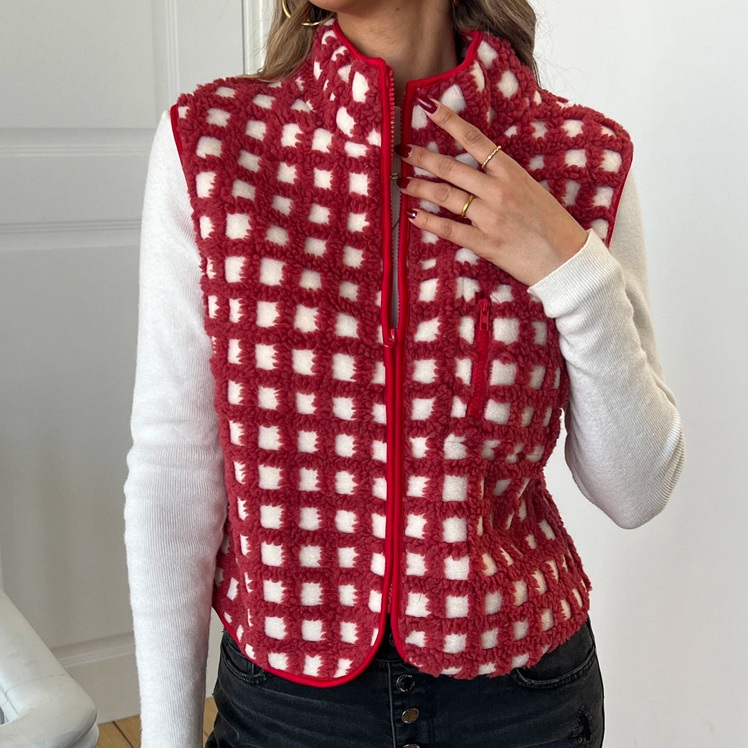 Montclair Sherpa Check Vest