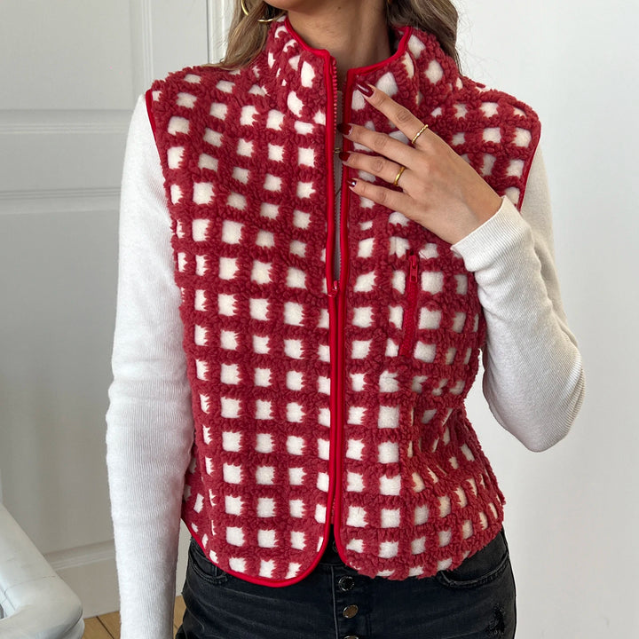 Montclair Sherpa Check Vest