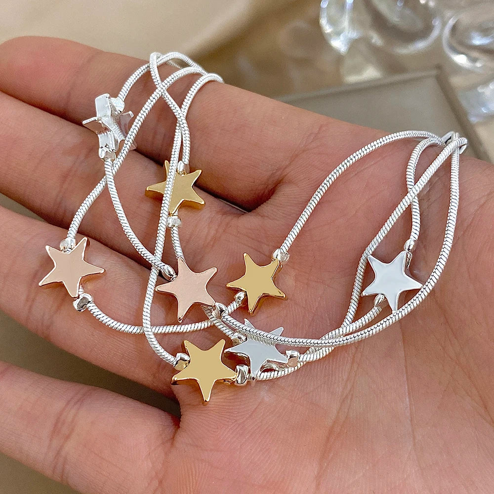Constellation Layered Chain Bracelet