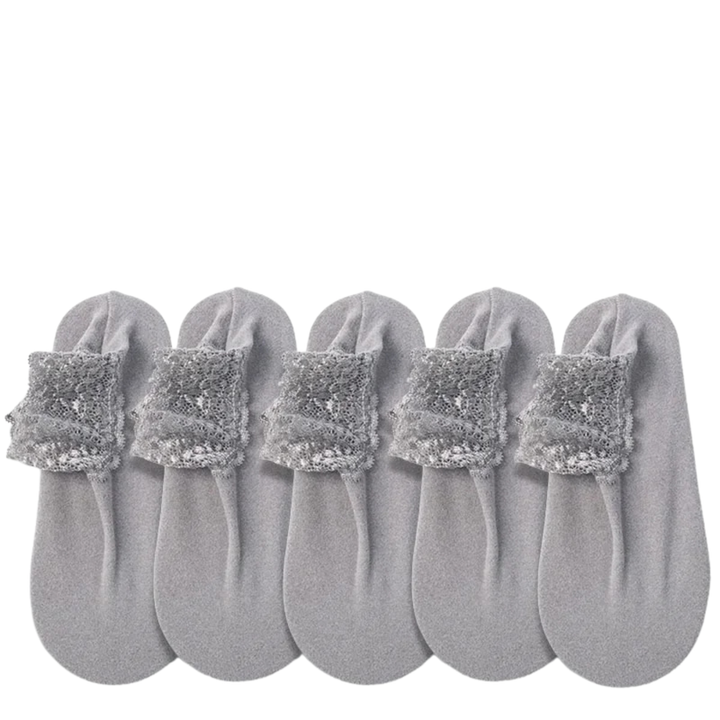 Maison Lace Velvet Sock Set