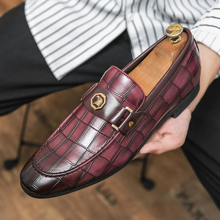 Bravari Croc Loafer