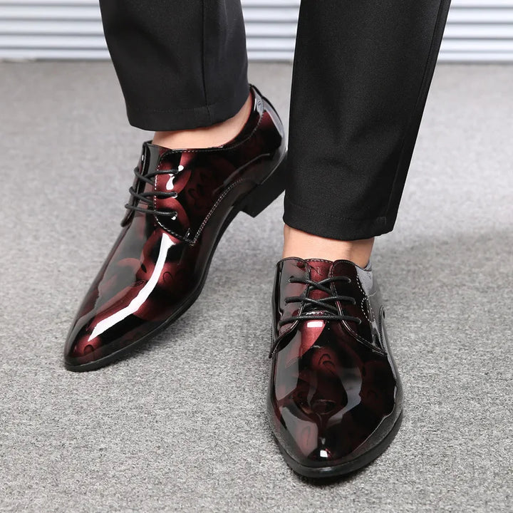 Cavell Patent Derby Oxford