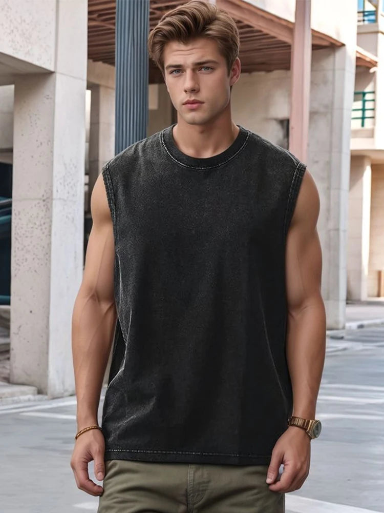 Renegade Washed Muscle Tee