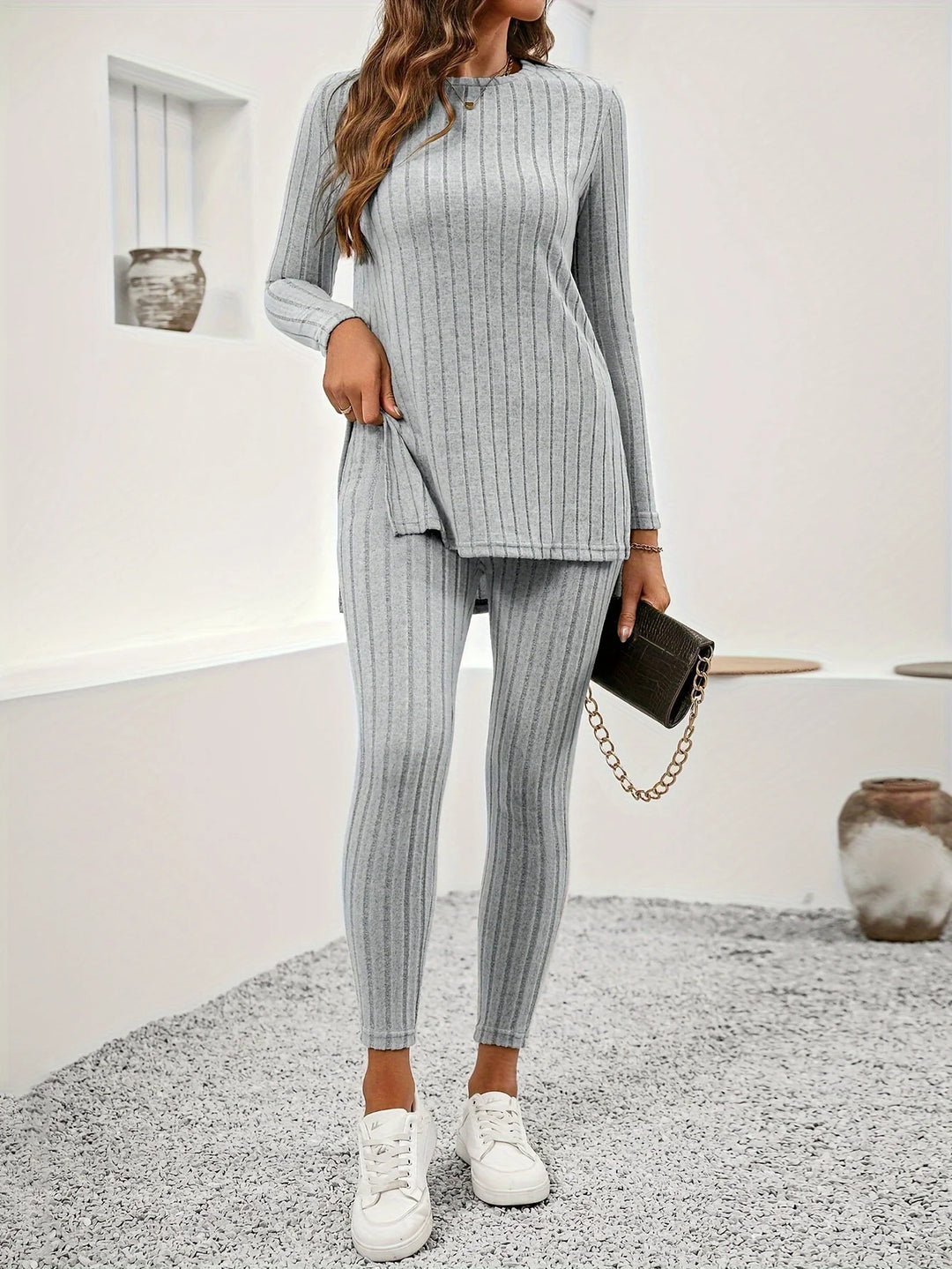 Alpine Ribbed Knit Set