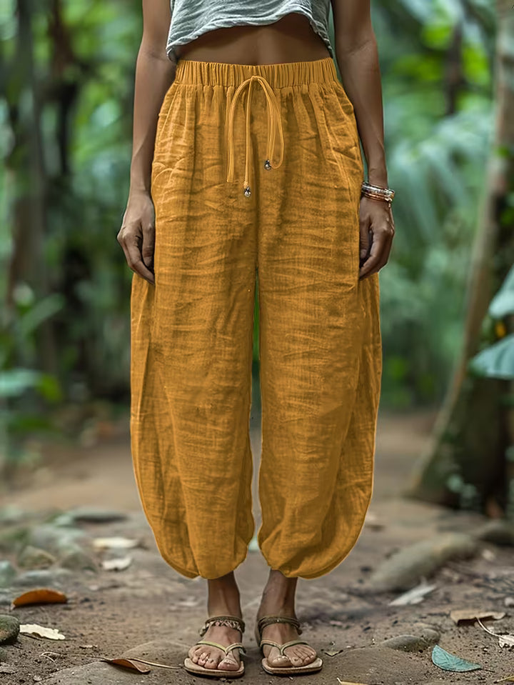 Terra Linen Harem Pant