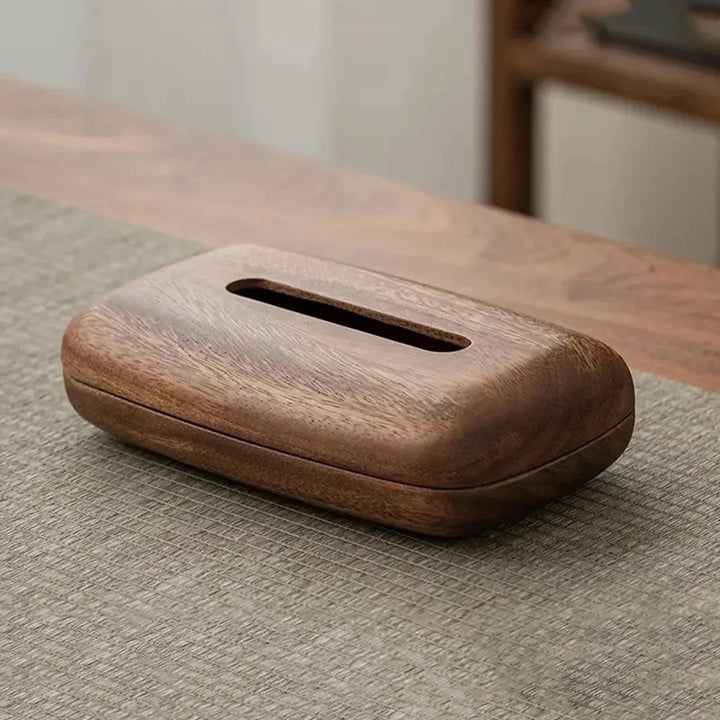 Pebble Wooden Tissue Box
