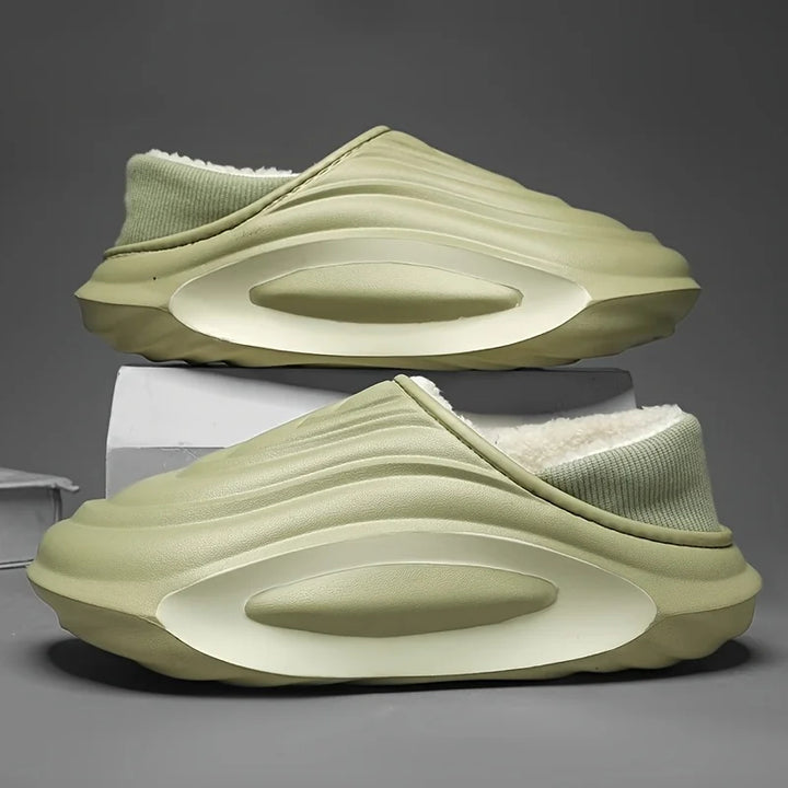 Wave Fleece Slip-On Slide