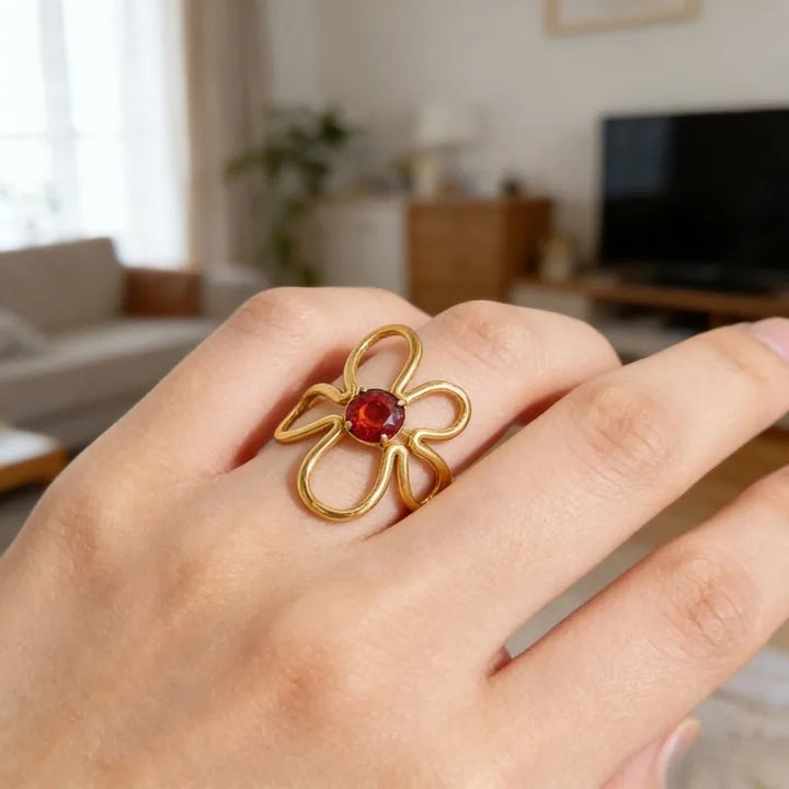 Fleur Wave Ring
