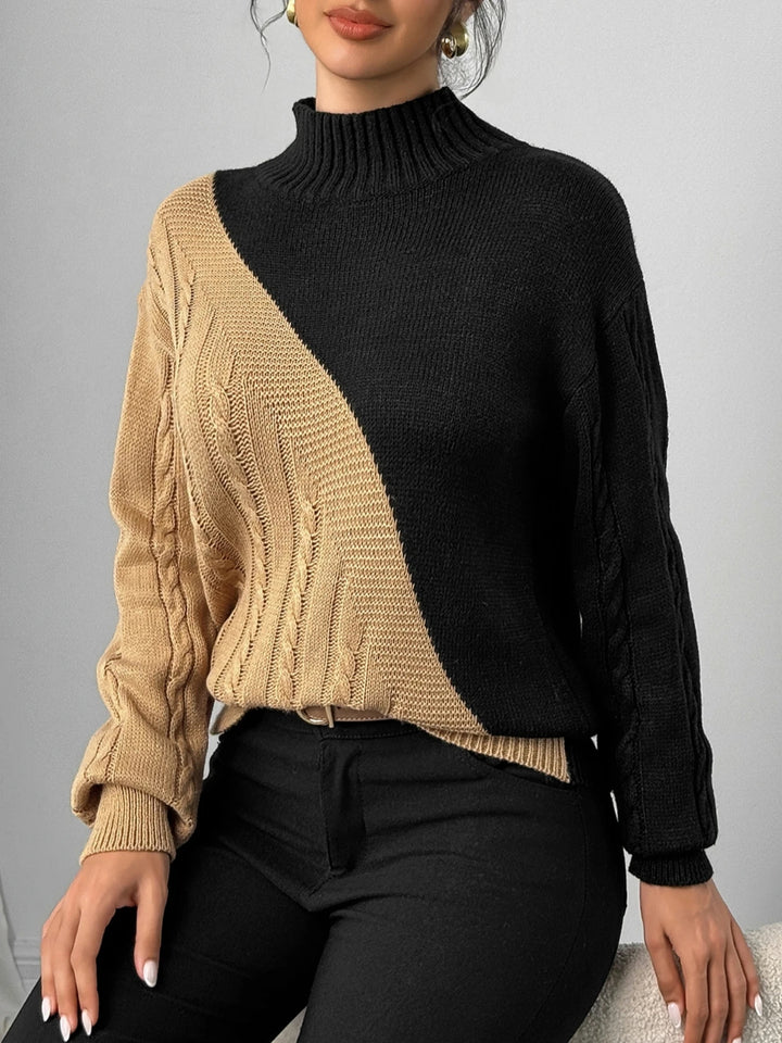 Vivia Two-Tone Sweater