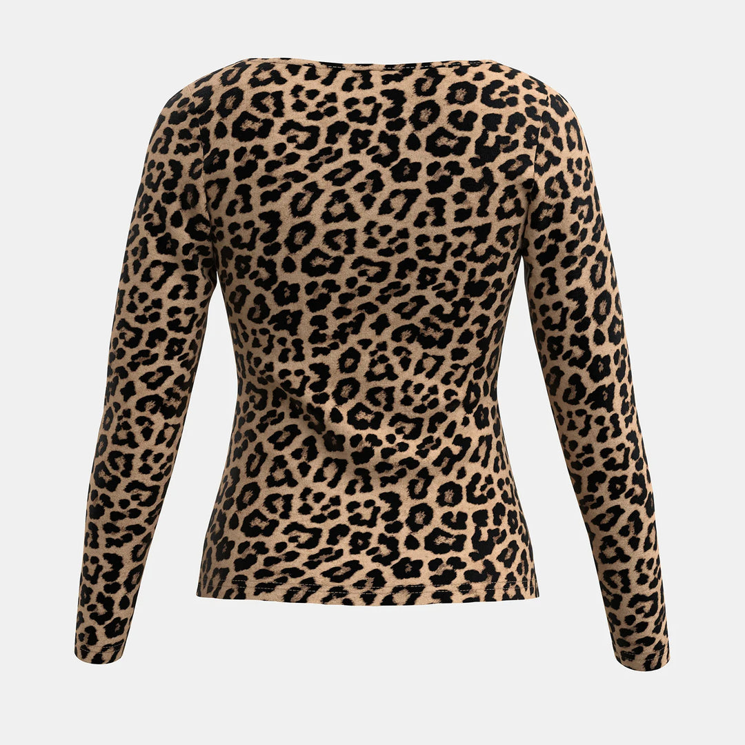 Savannah Long Sleeve Leopard Top