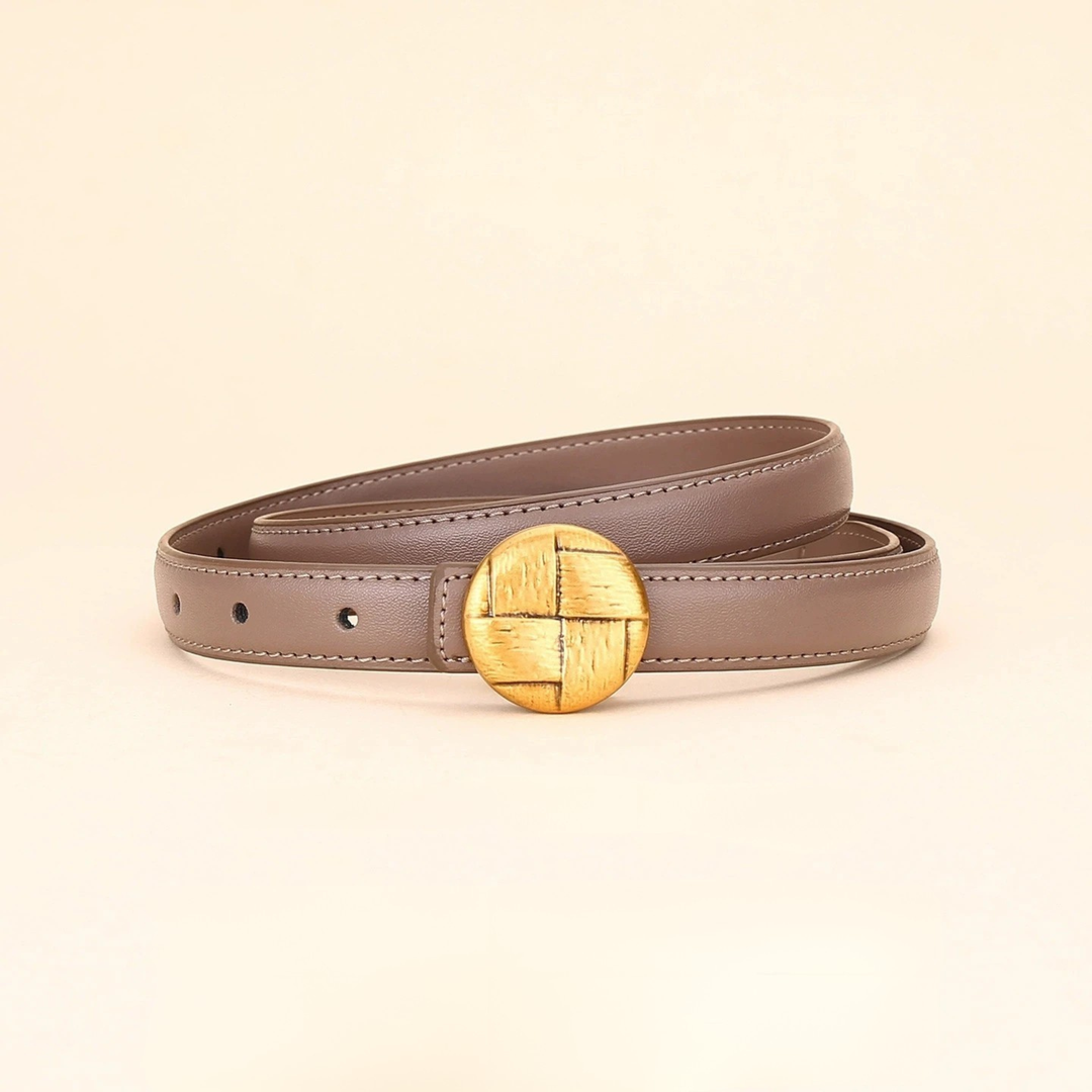 Sola Slim Leather Belt