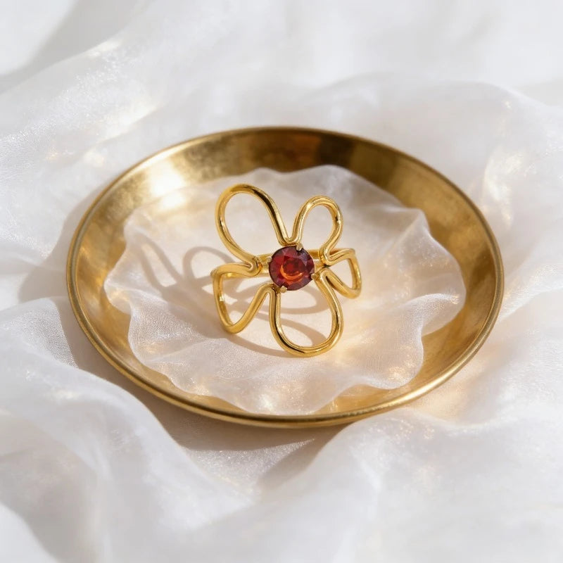 Fleur Wave Ring