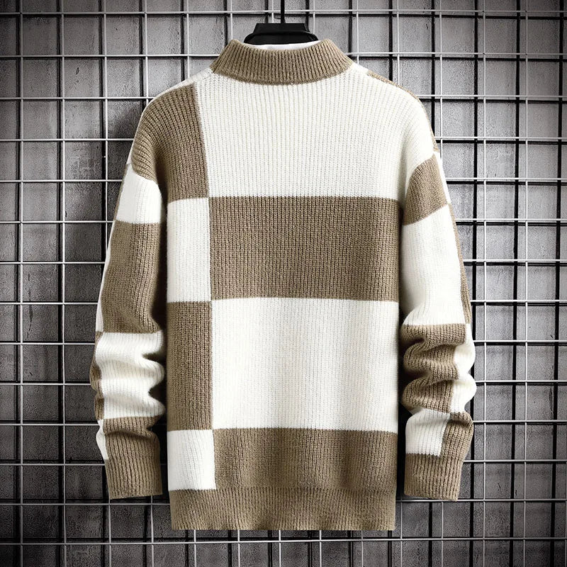 Regent Check Knit Sweater