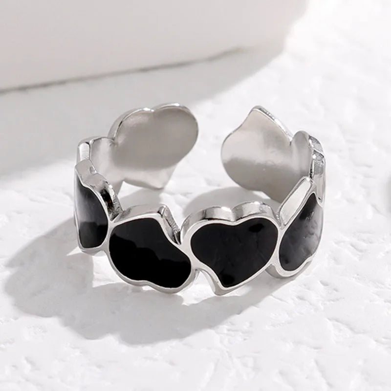 One Love Heart Link Ring