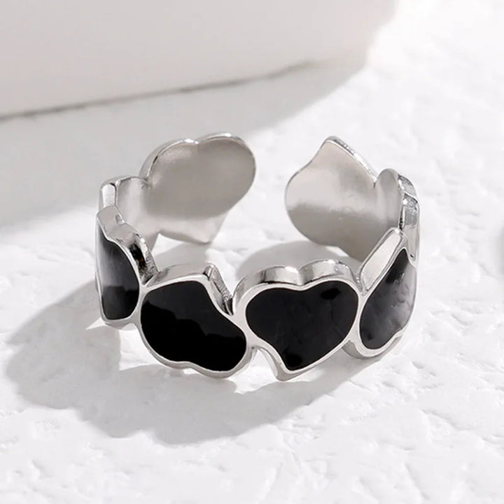 One Love Heart Link Ring
