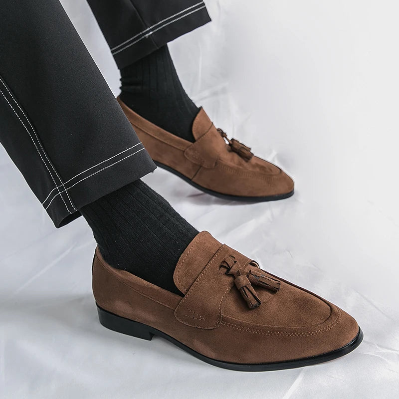 Cambridge Suede Tassel Loafer