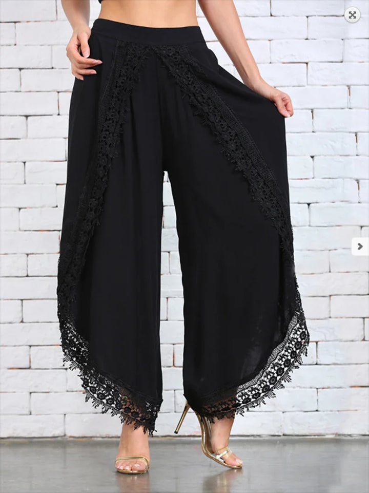 Athena Scalloped Hem Trouser