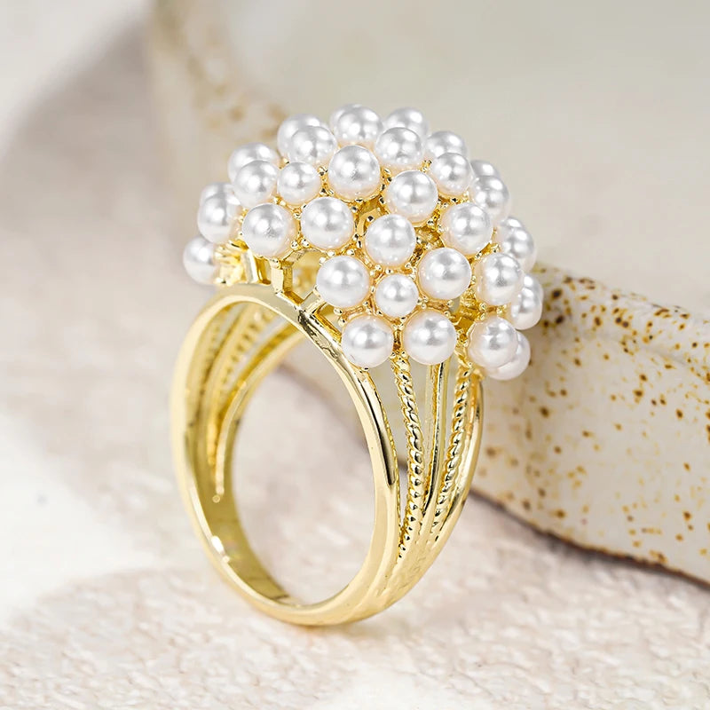 Capri Bloom Cluster Ring