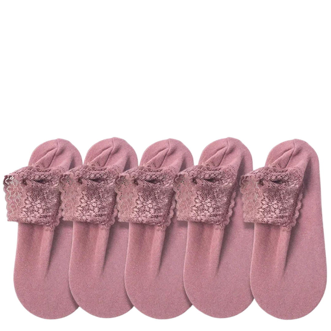 Maison Lace Velvet Sock Set