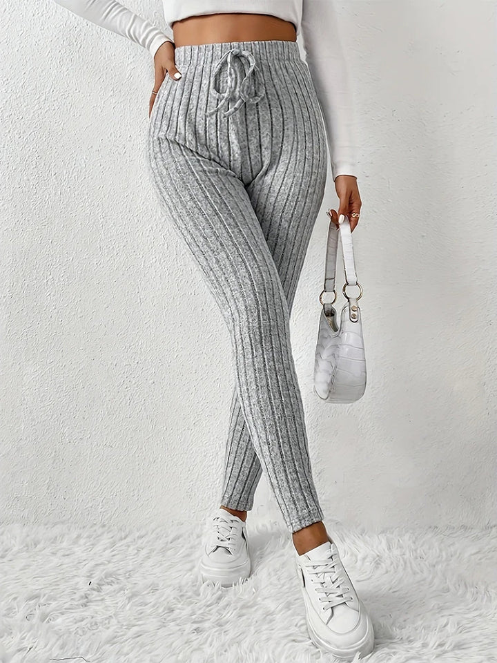 High-Rise Ribbed Legging