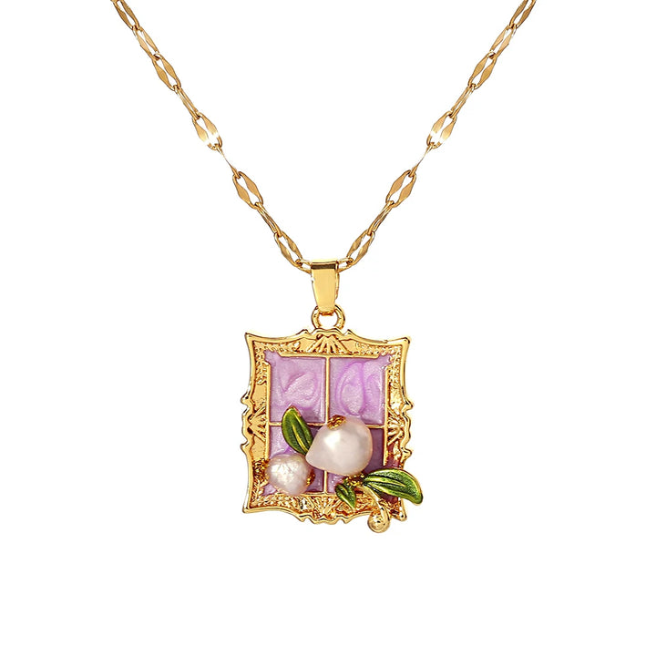 Heirloom Fleur Pendant Necklace