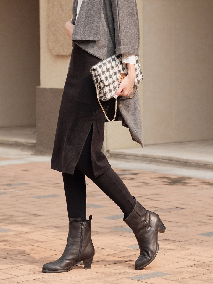 Hazel Fleece Skirt Leggings
