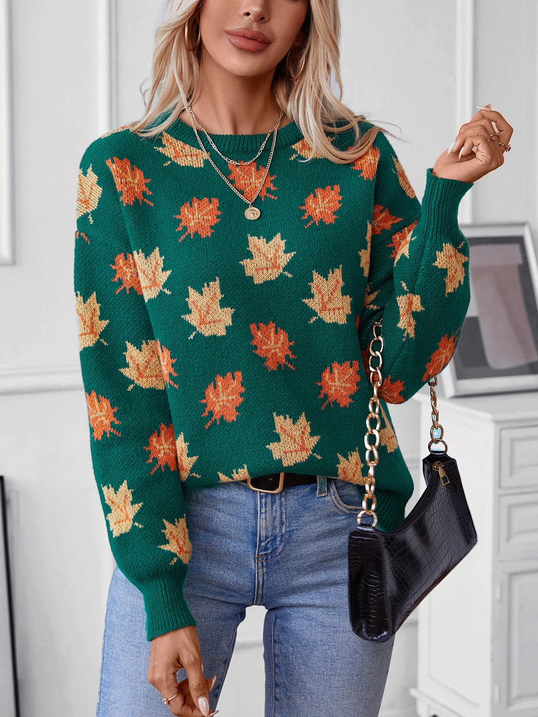 Autumn Hues Knit Sweater