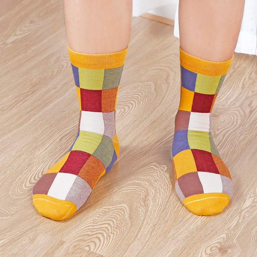 Color Theory Patchwork Sock Set