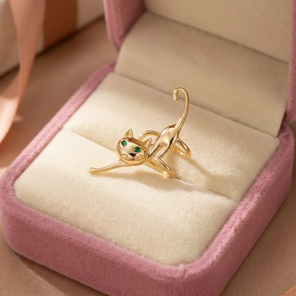Climbing Cat Ear Cuff