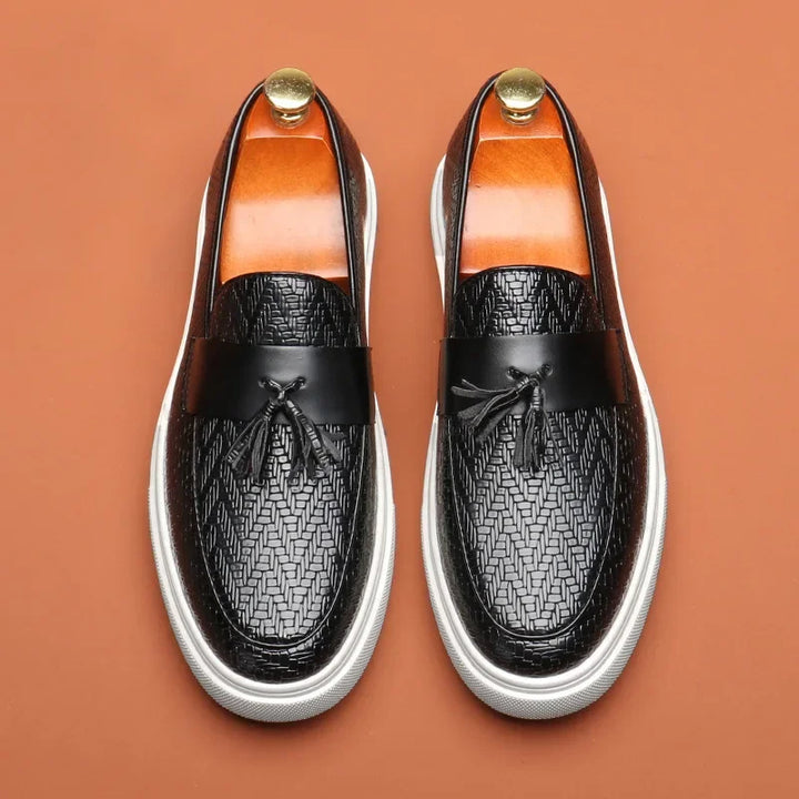 Cavallo Woven Leather Loafer