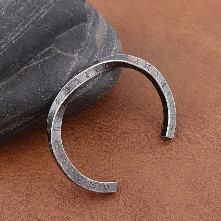 Runestone Steel Cuff