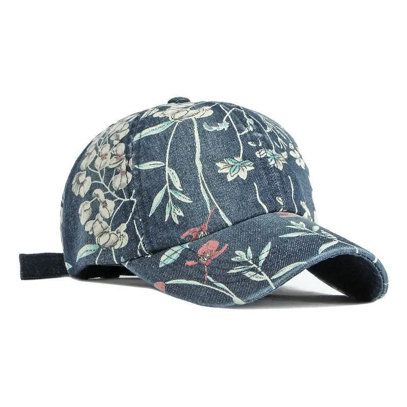 Garden Muse Denim Cap