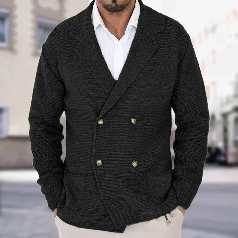 D'Angelo Textured Knit Blazer