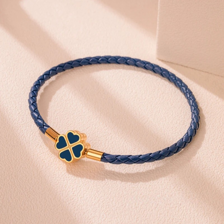 Four-Leaf Braided Bracelet
