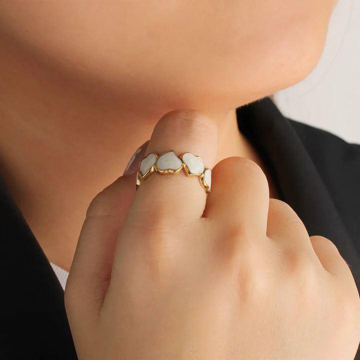 One Love Heart Link Ring
