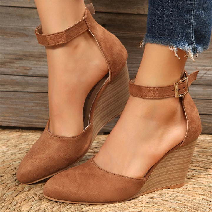 Seraphina Suede Wedge Heel