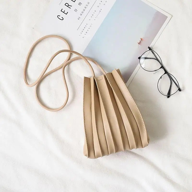 Noemi Pleat Crossbody Bag