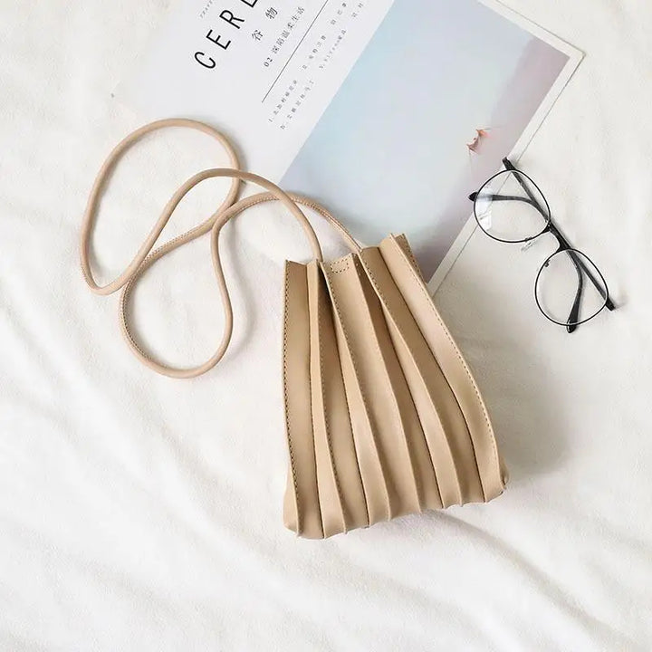 Noemi Pleat Crossbody Bag