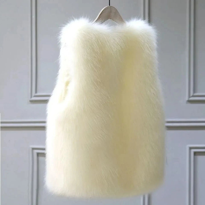 Lucent Faux Fox Fur Gilet