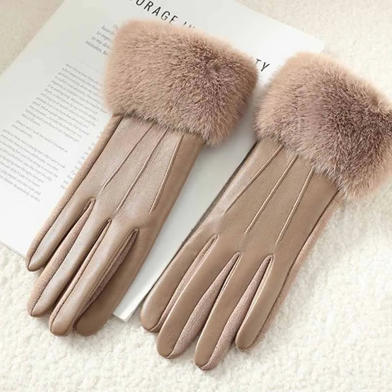 St. Claire Faux Fur Cuff Gloves