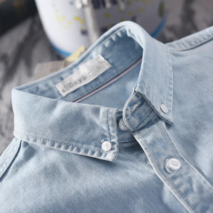 Heritage Cotton Denim Button-Down