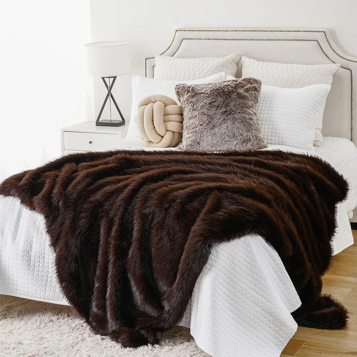 Haven Faux Fur Throw Blanket