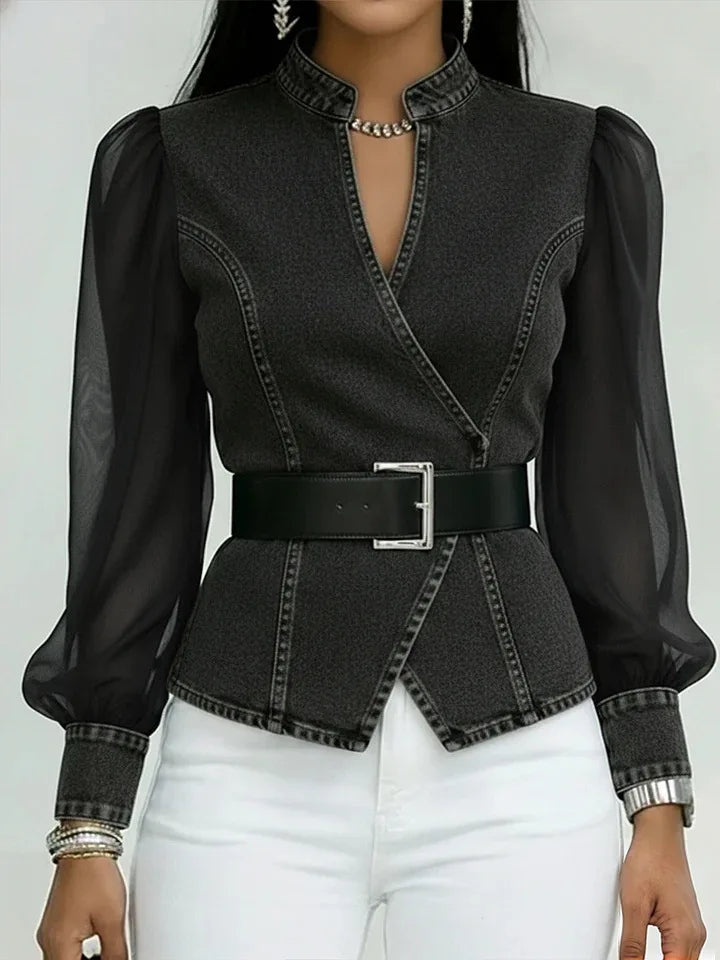 Vesper Denim Blouse